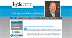 Desktop Screenshot of hydeonhealthcare.com